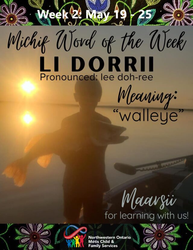 Michif Word of the Week-Week 2 May 19 - 25
