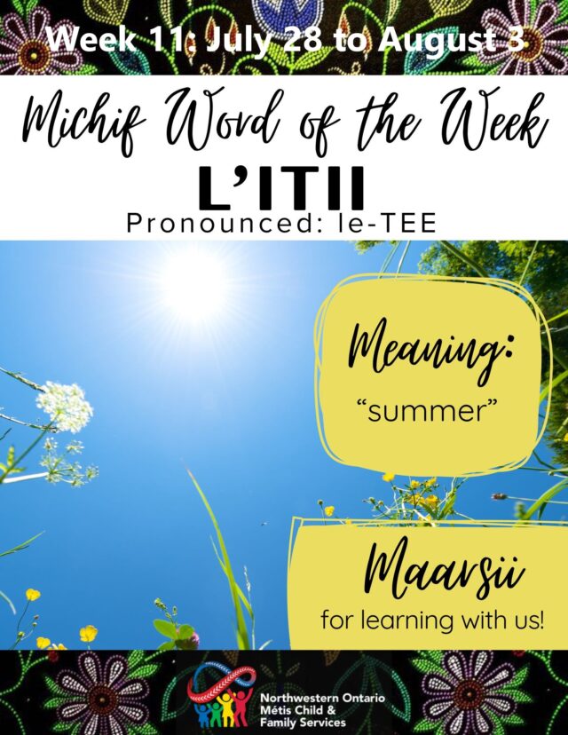 Michif Word of the Week (28)