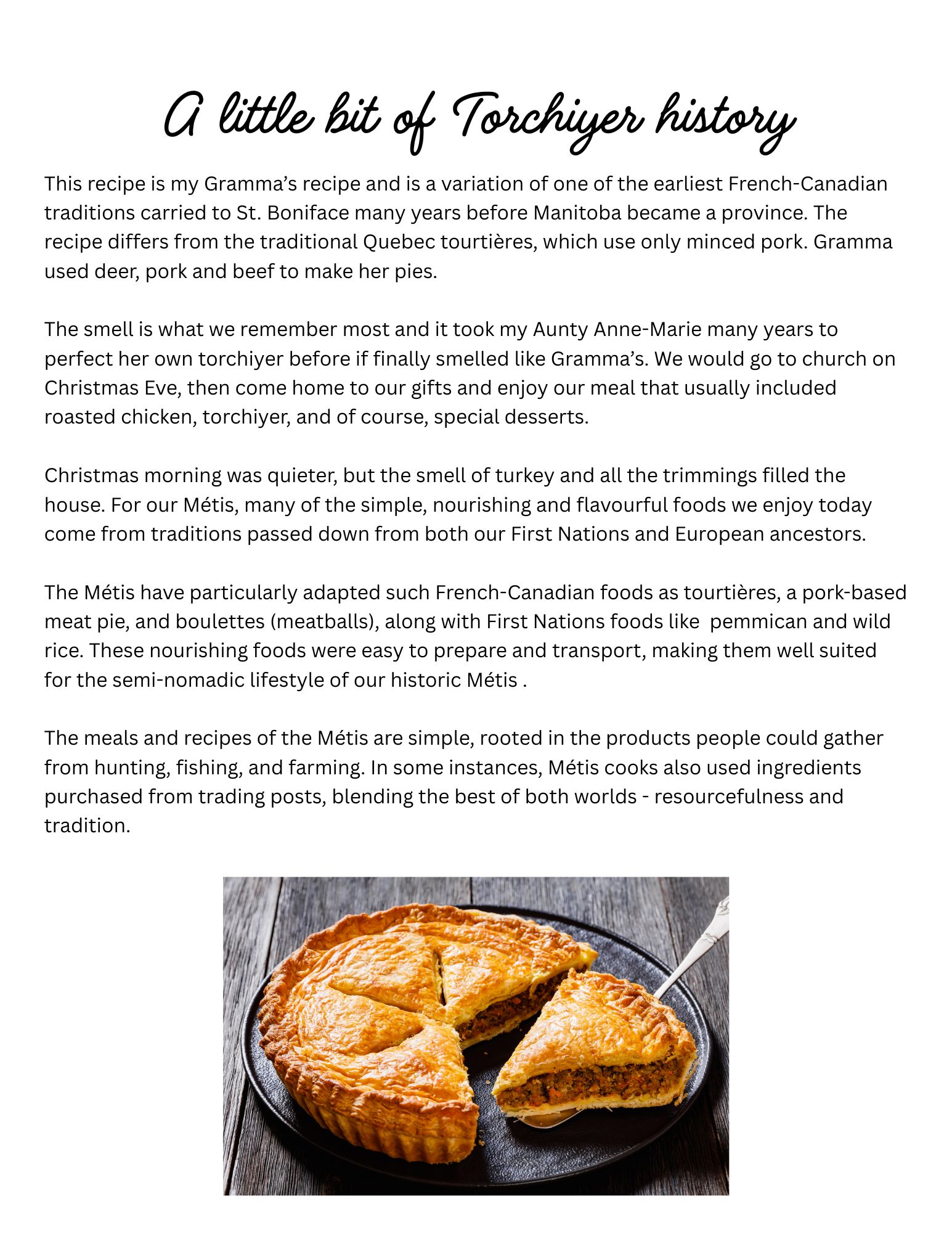 Tourtière History for Kits (2)
